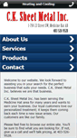 Mobile Screenshot of cksheetmetal.ca